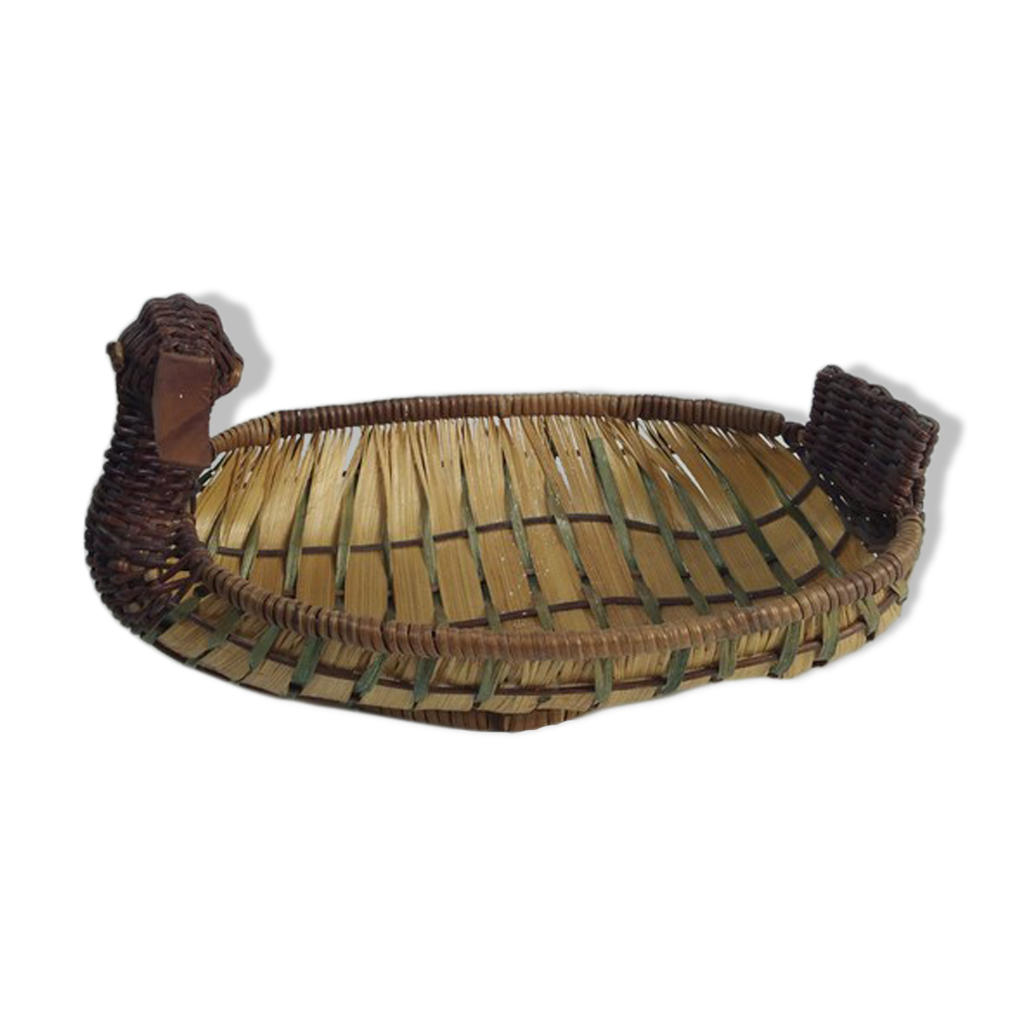 Vintage wicker duck Selency