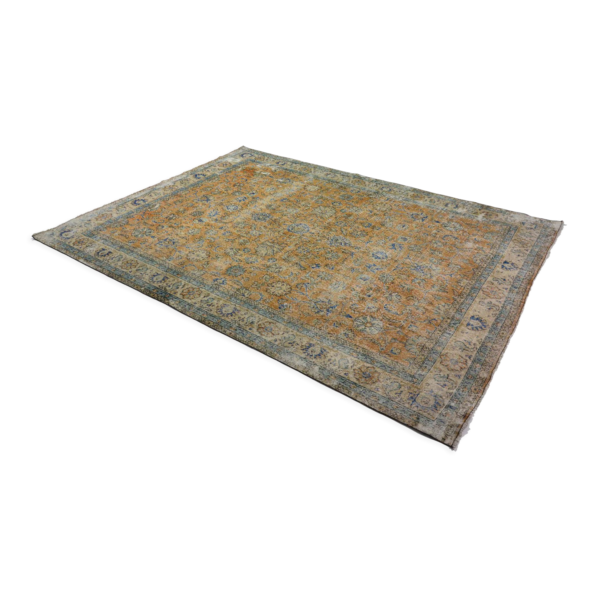 Anatolian handmade vintage rug 346 cm x 248 cm