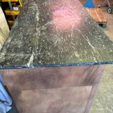 Art Deco raw wood sideboard