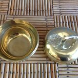 Apple trinket bowl brass