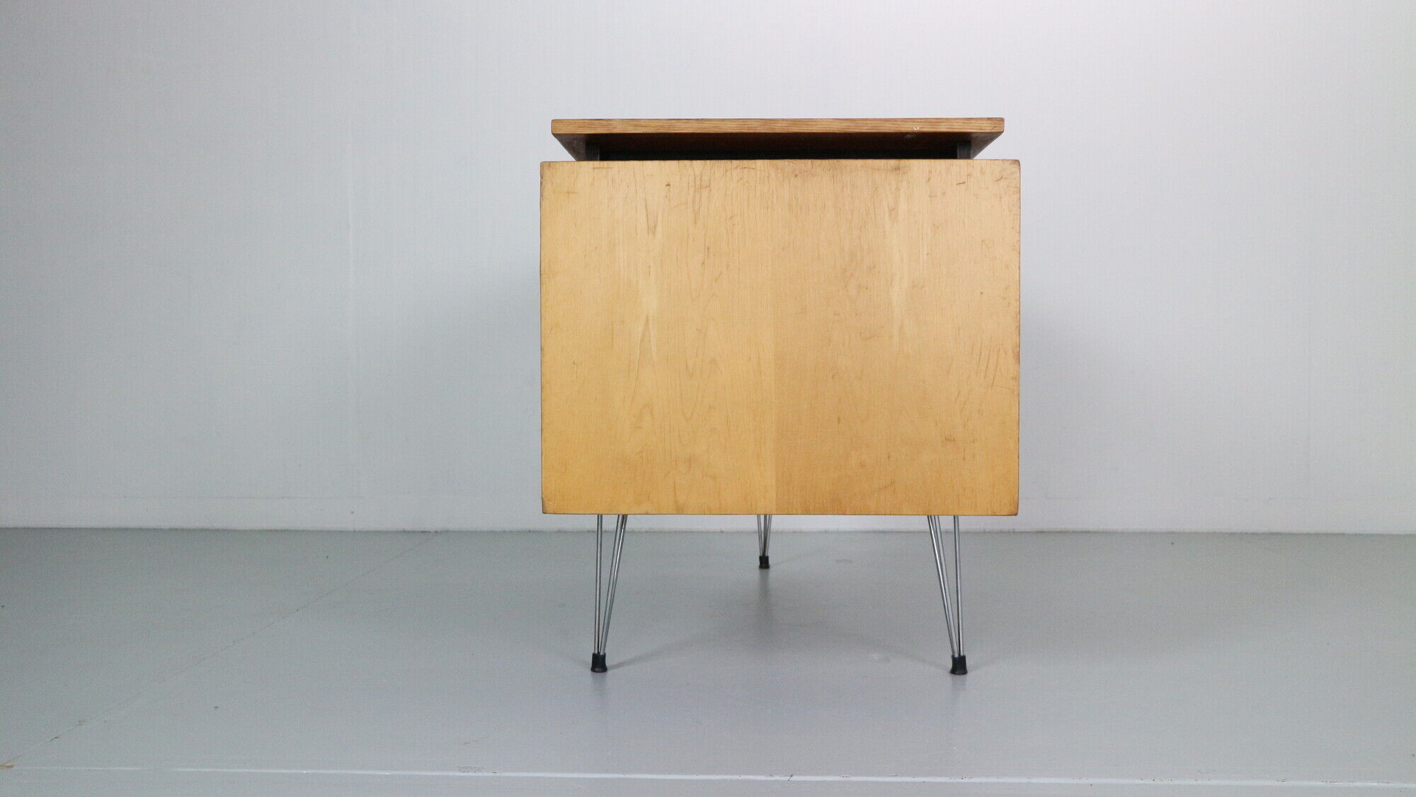 Cees Braakman Desk for Pastoe with Hairpin Legs, 1950 Dutch Design