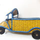 Wicker truck and handmade wood, 1960-70