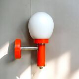 Mid Century orange wall sconce lamp 1970s