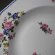4 deep plates Bernardaud Limoges porcelain with floral decoration from the 1920s to 1950s.