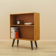 Ash shelving unit on splayed legs, Denmark, 1960s