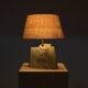 Sculpted stone lamp by Albert Tormos 1970