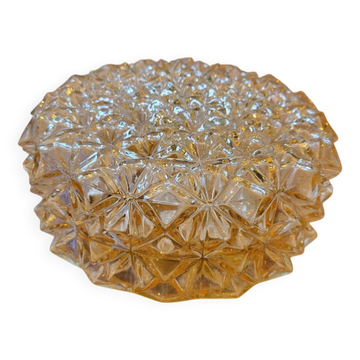 Diamond-pointed glass ceiling light