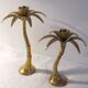 Pair of candlesticks - & Klevering - Palm trees - tropical atmosphere-