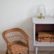 Fauteuil en osier pour enfant