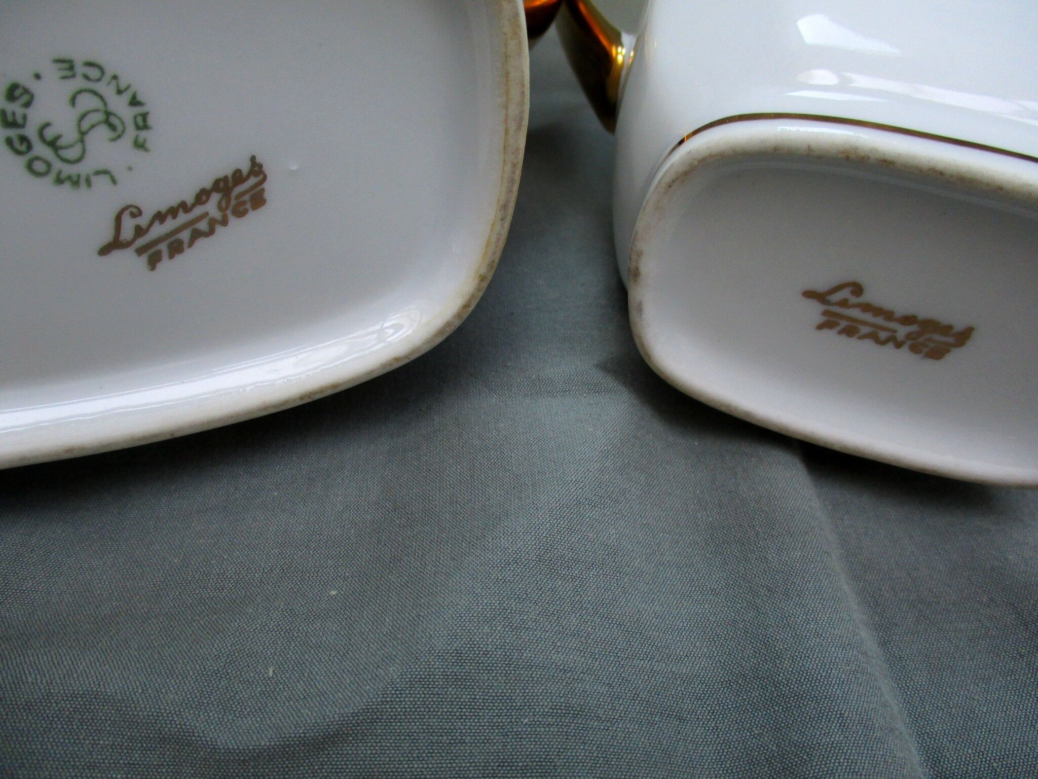 Cafetiere and pot to lait porcelaine Limoges