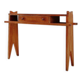 Oak console by Guillerme et Chambron, 1950s/60s.