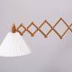 Oak scissors wall lamp Le Klint 1950s Denmark