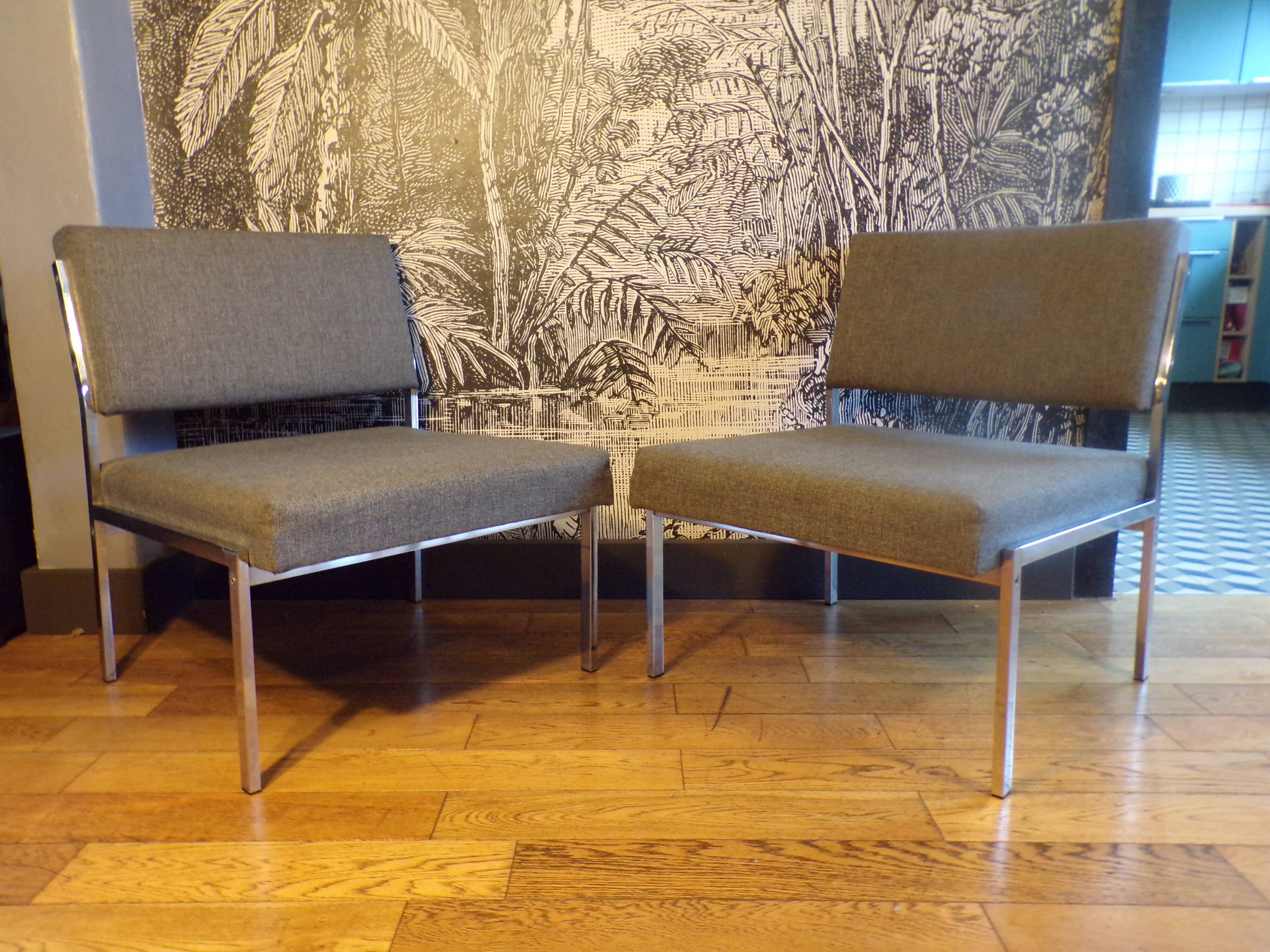 Pair of low chairs 1970