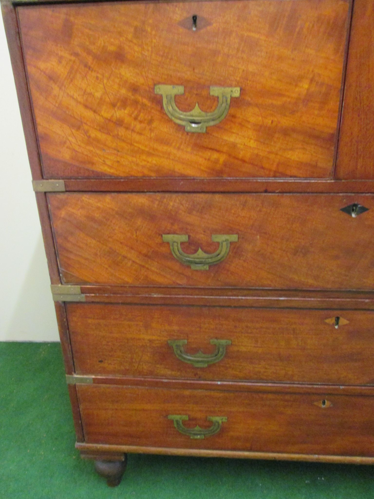 Commode bateau ancienne en acajou massif