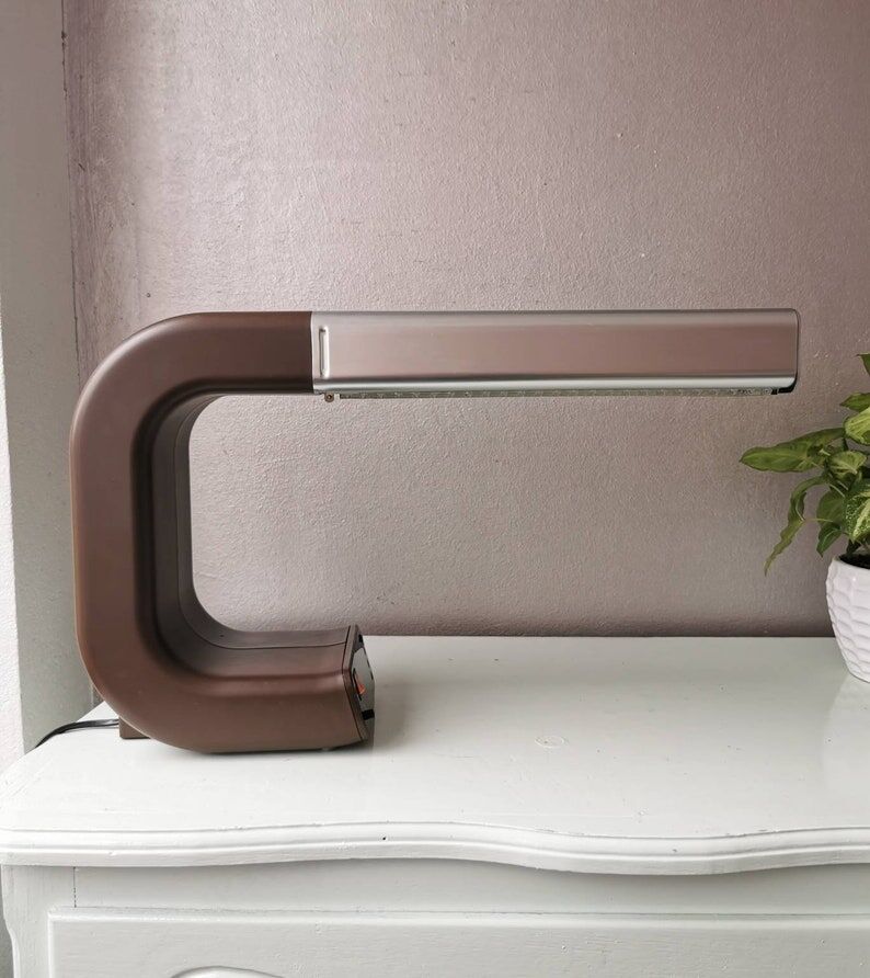 Plastic lamp design Knox 1970, space age