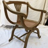 Golden armchair dagobert