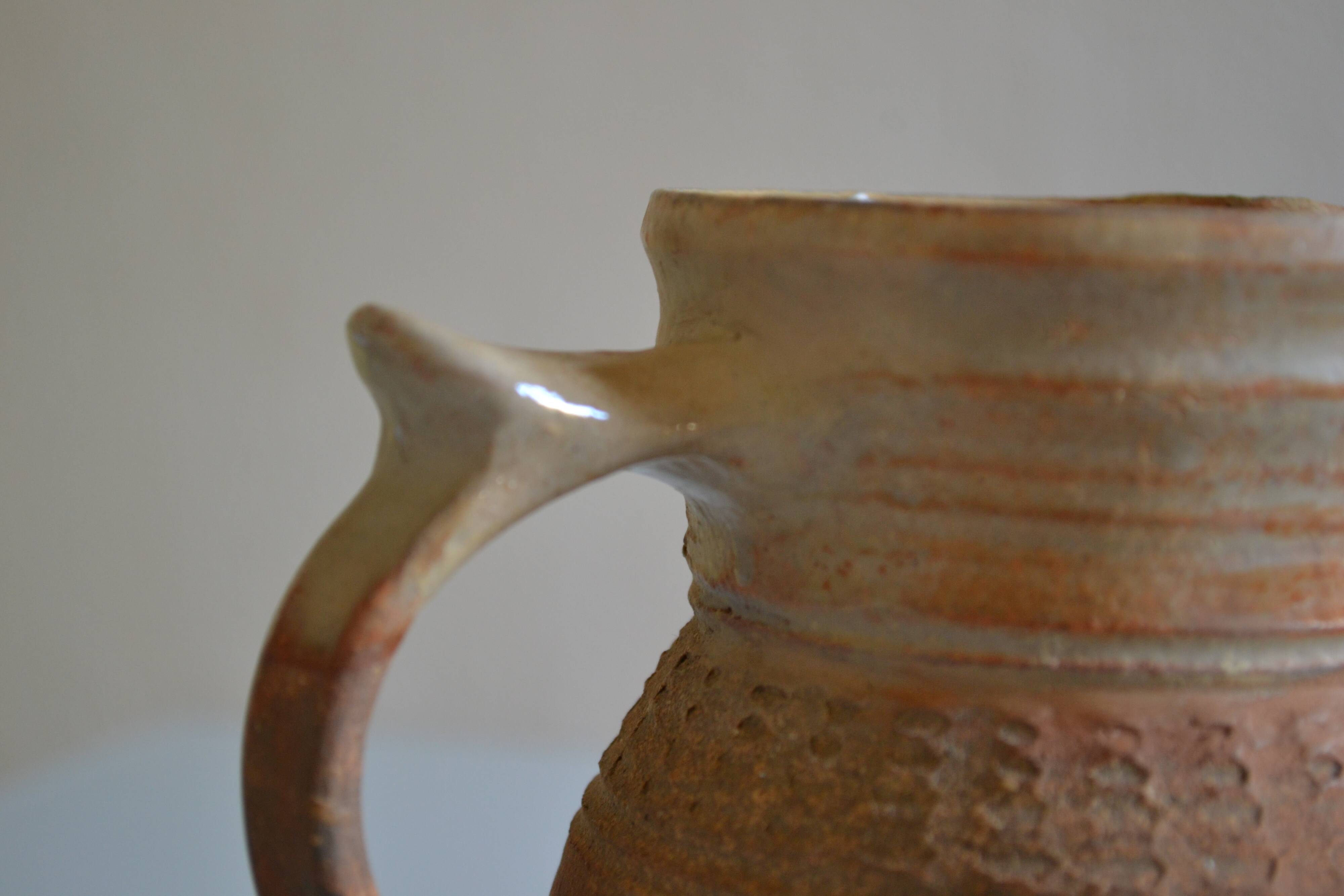 Old terracotta pitcher France