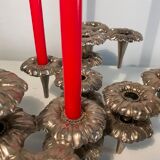 7 modular candle holders varying nagel 1970