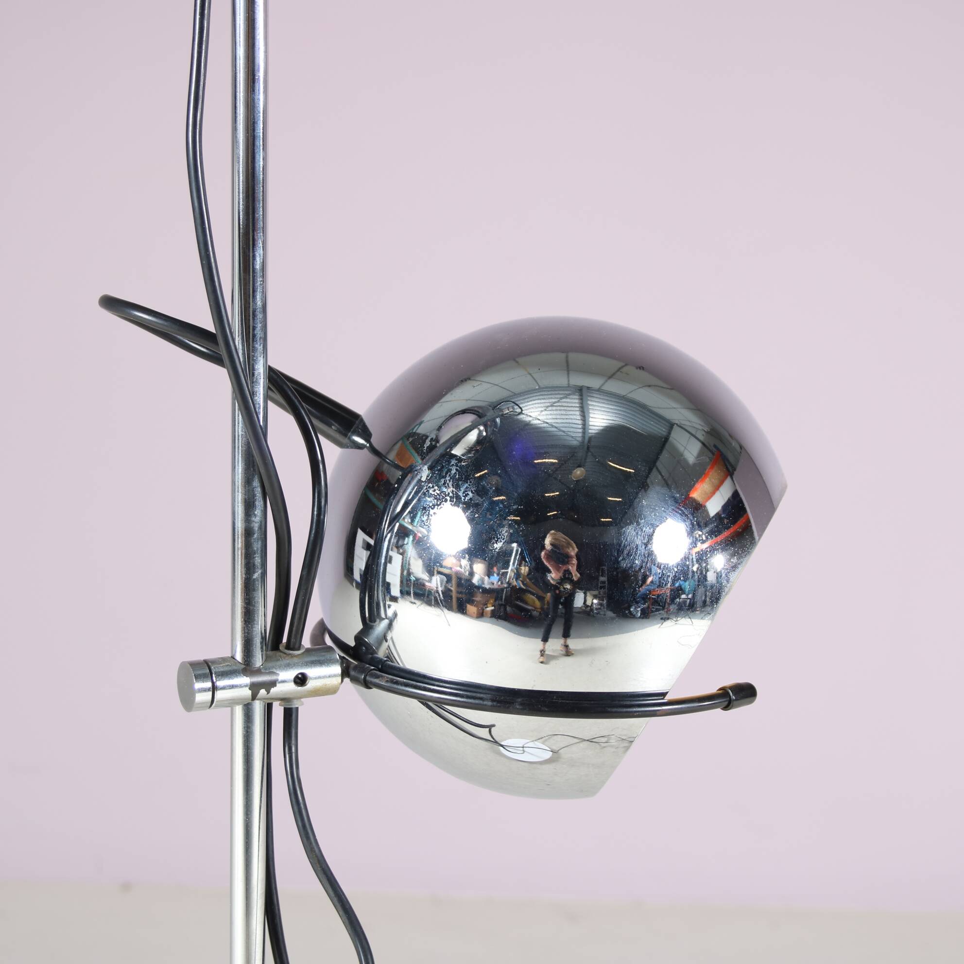 1970s Floor lamp with ball shades from the Netherlands