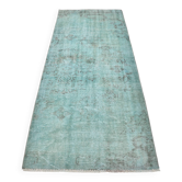 Turqouise Vintage Handknotted Runner sku 3279