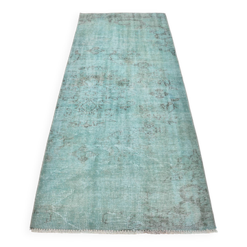 Turqouise Vintage Handknotted Runner sku 3279