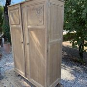 Art Deco solid wood wardrobe