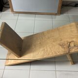 Table basse verre et chene