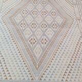 Berber carpet handmade in pure wool 205x126cm