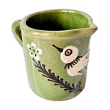 Milk pot bird glazed earth Savoie