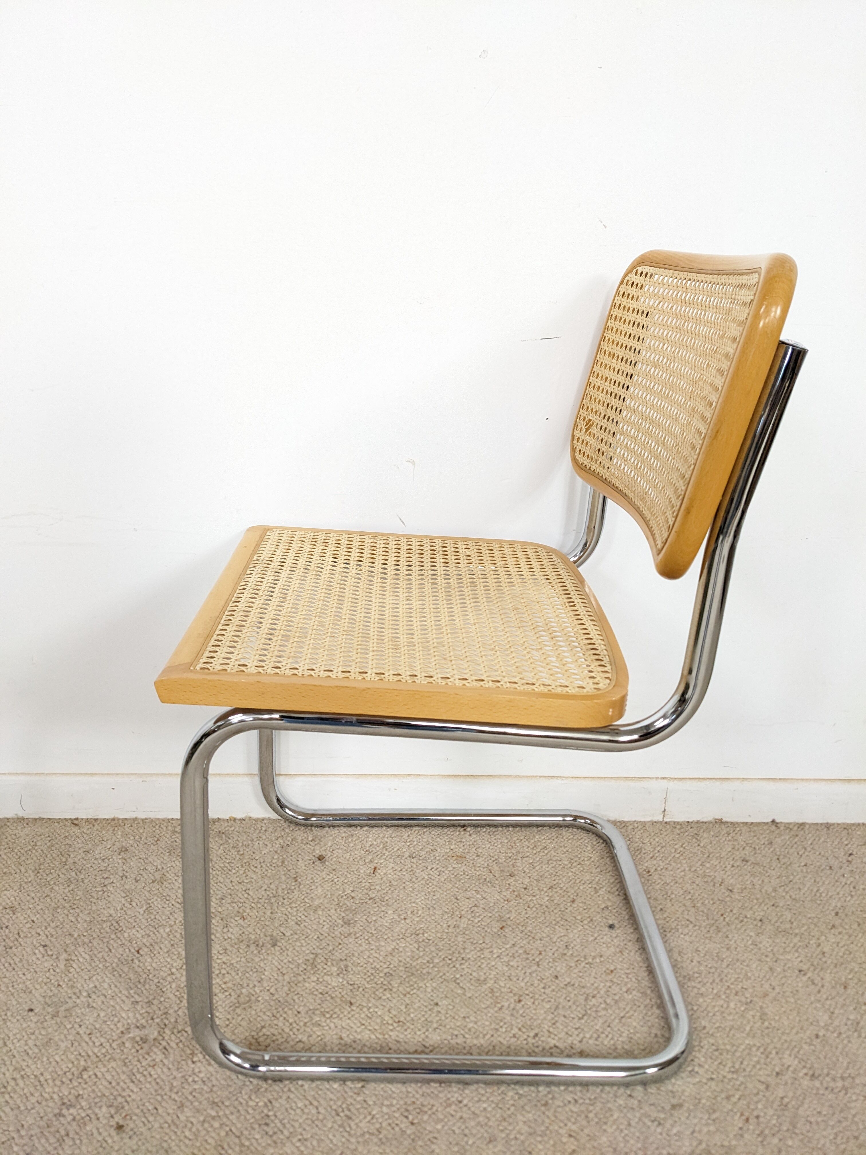 Cesca B32 chair by designer Marcel Breuer