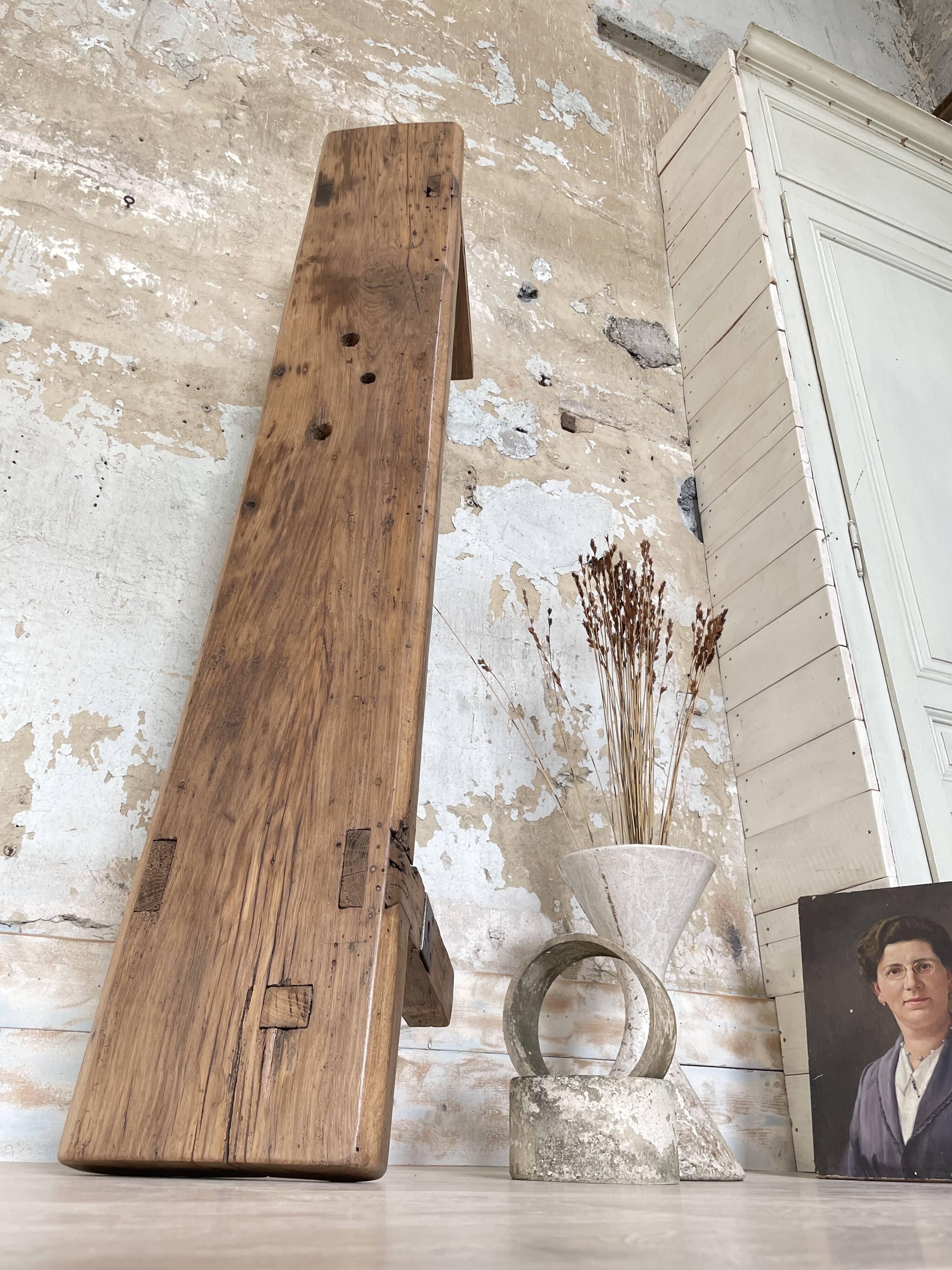 Primitive solid wood coffee table