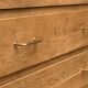 Commode pieds compas et chêne brut massif  1960