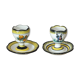Set de 2 coquetiers sur piédouche Henriot Quimper
