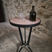 Table bistrot art déco française avec plateau Rex bakélite – c.1930–1940