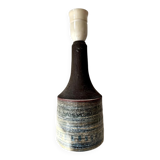 Sgrafitto table lamp by Jette Hellerøe, 1960s