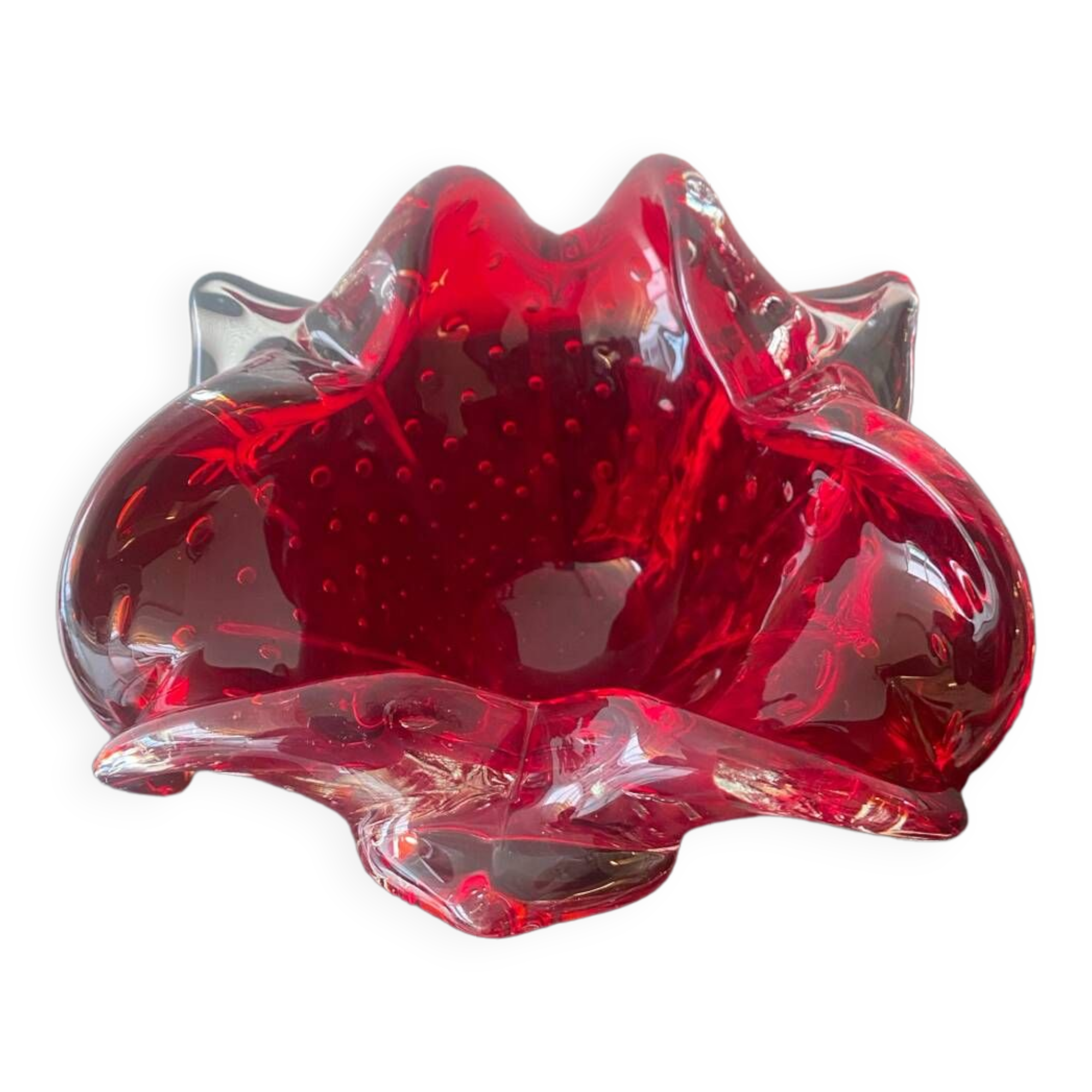 Vintage murano empty pocket by sommerso