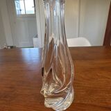 Saint-Louis crystal soliflore – Sculptural design – H 19.5 cm
