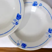 4 deep plates Roselys model Vigne 211248