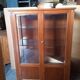 Empire display case 2 wooden doors, 1940/50s