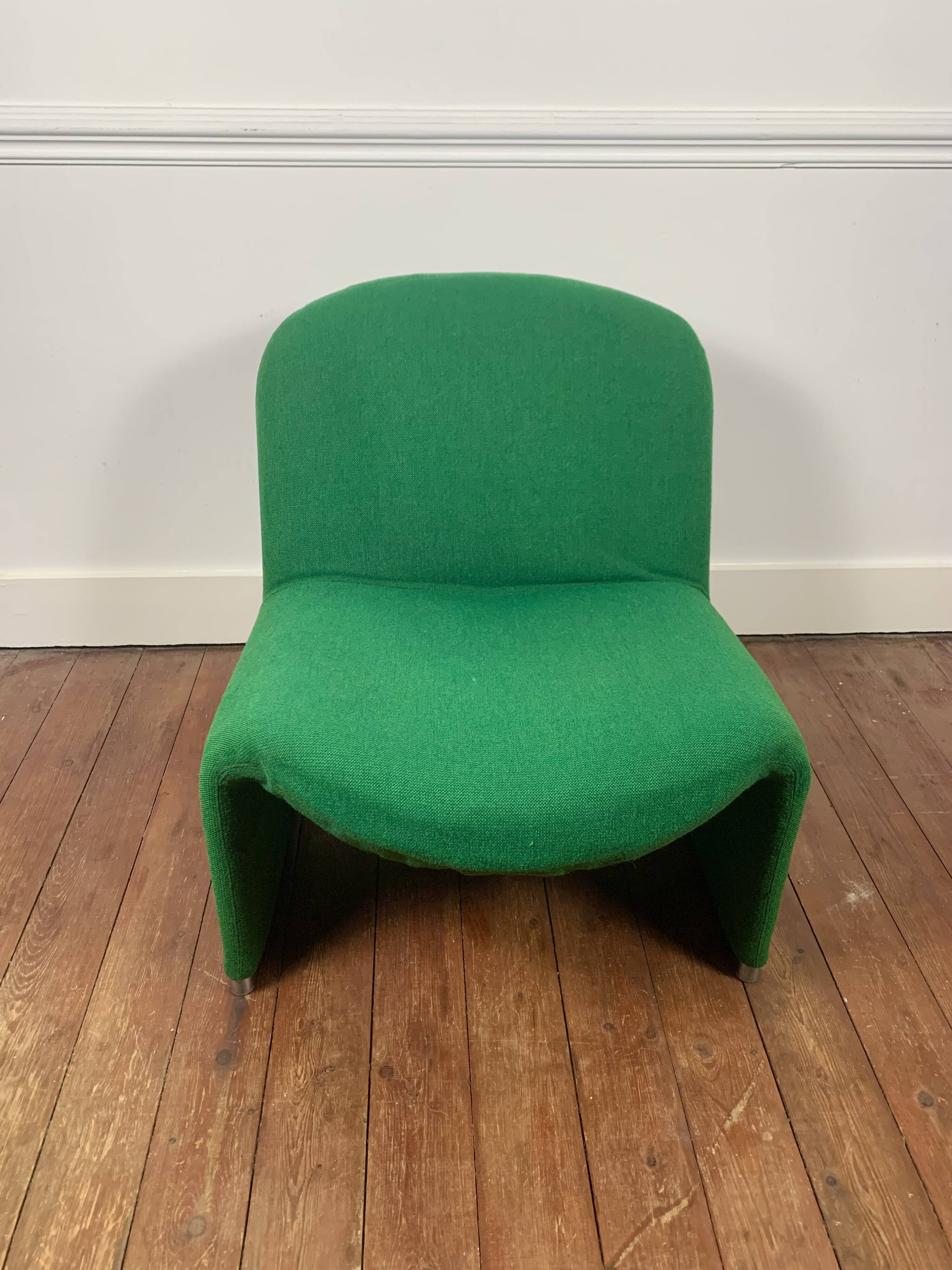 Alky armchair by G. Piretti – Emerald green, 1970s