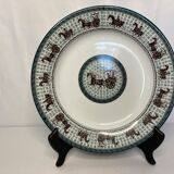 Assiette en porcelaine Bai Ru Xue XXème, chine