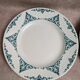 Set of 7 flat plates in ironstone Moulin des Loups FTI 22