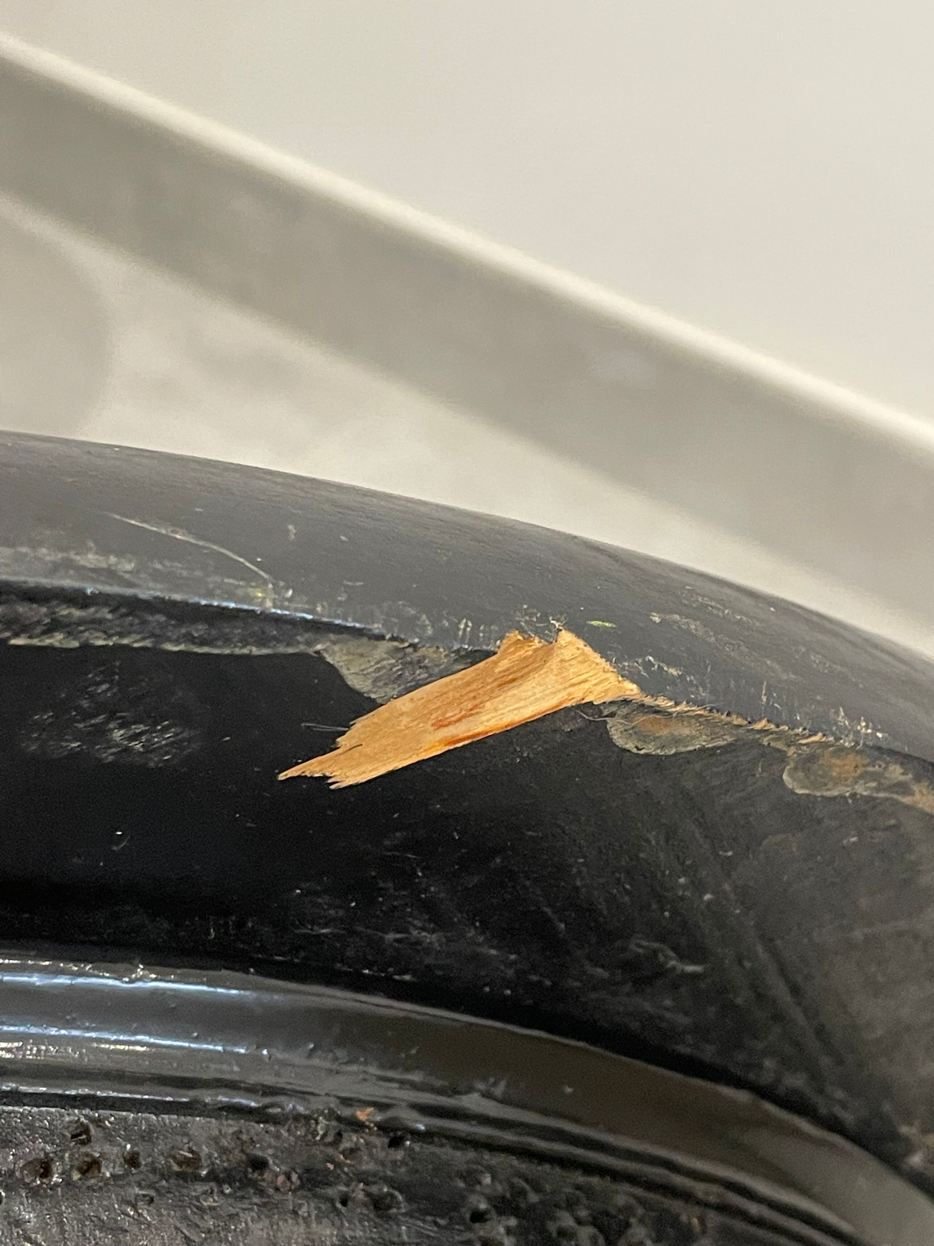 Side table leg tripod Napoleon III