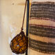 Amber blown glass float