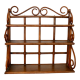 Rattan wall shelf/bookcase