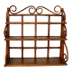 Rattan wall shelf/bookcase