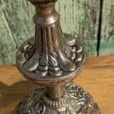 Pair of silver candle holders