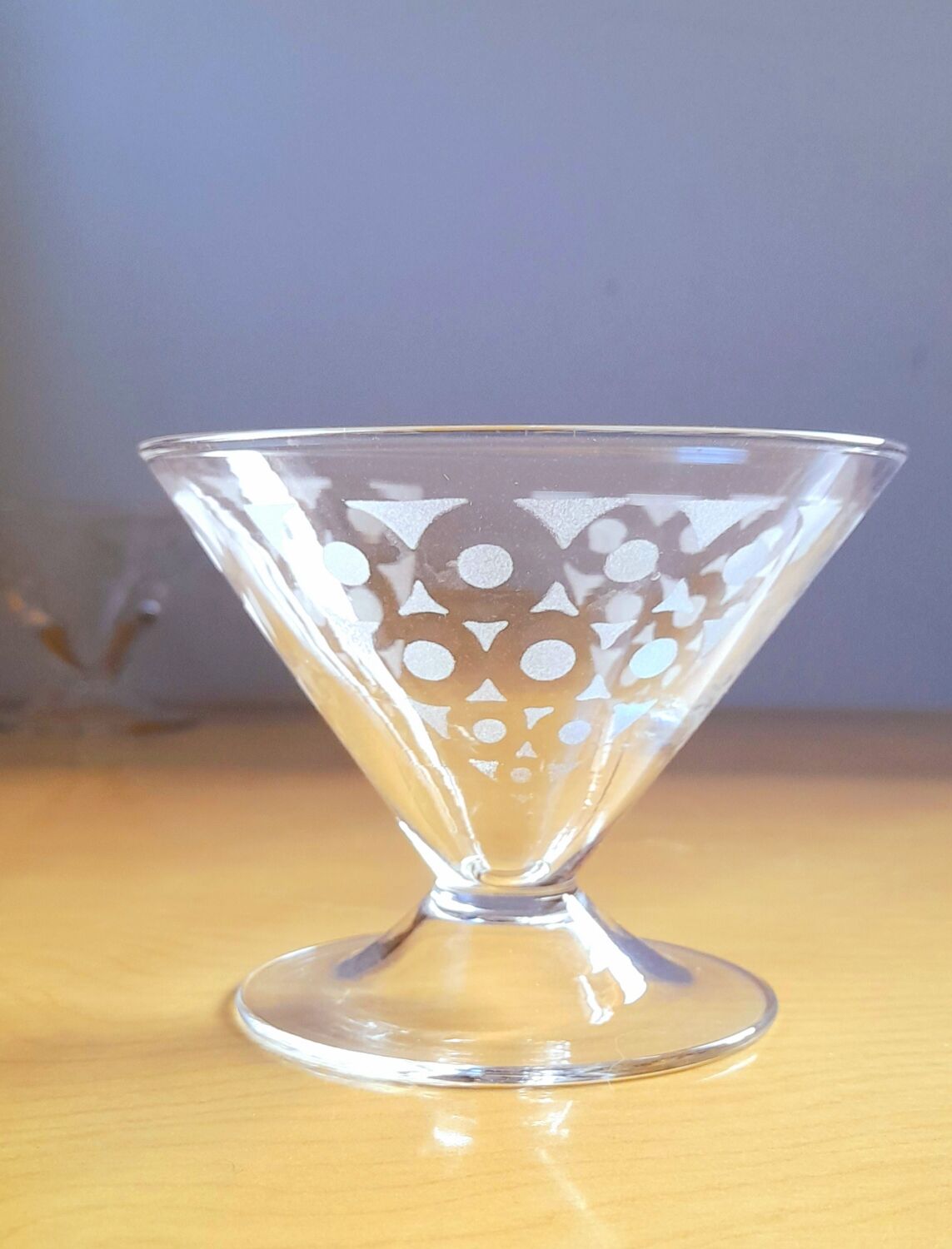 Service de 6 verres à cocktail art deco