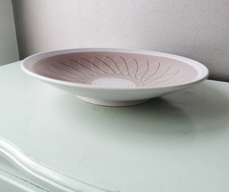 Vintage pottery decoration bowl Poole England, 1950