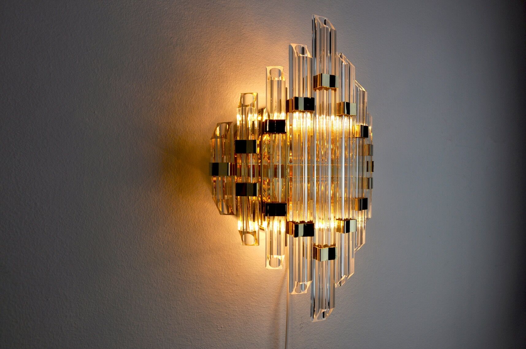 Triedi Murano sconce, Italy 1970